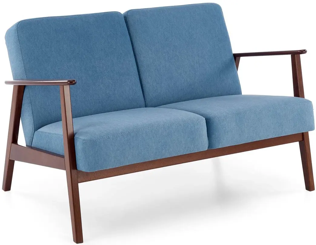 Диван Halmar Milano 2S Castel 74 (Blue/Dark Walnut)
