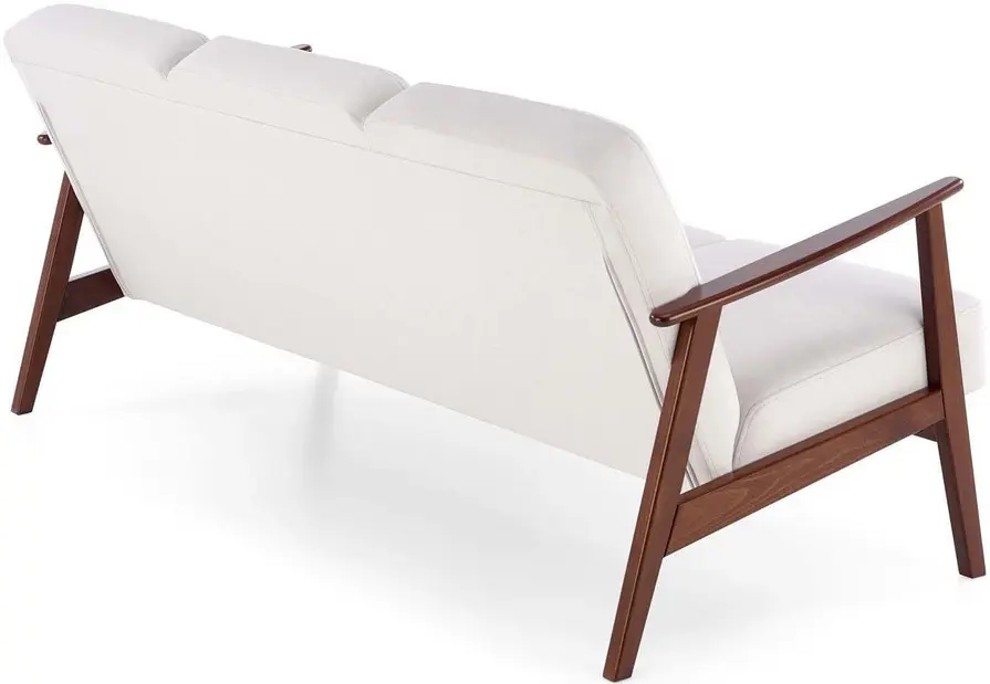 Диван Halmar Milano 3S Castel 04 (Light Beige/Dark Walnut) - 5