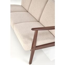 Canapea Halmar Milano 3S Castel 15 (Beige/Dark Walnut) Thumb