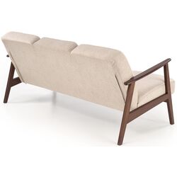 Canapea Halmar Milano 3S Castel 15 (Beige/Dark Walnut) Thumb