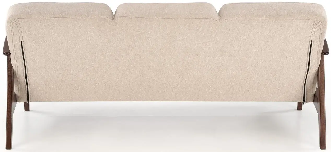 Canapea Halmar Milano 3S Castel 15 (Beige/Dark Walnut)