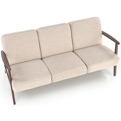 Canapea Halmar Milano 3S Castel 15 (Beige/Dark Walnut) Thumb