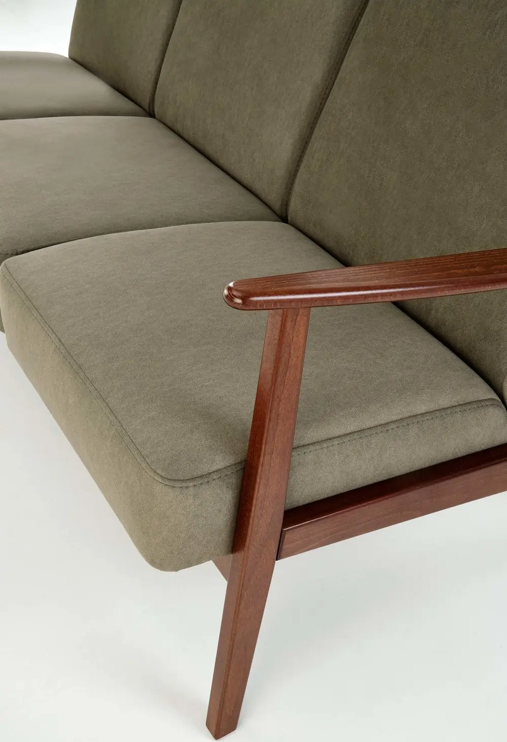 Диван Halmar Milano 3S Castel 39 (Olive/Dark Walnut) - 4