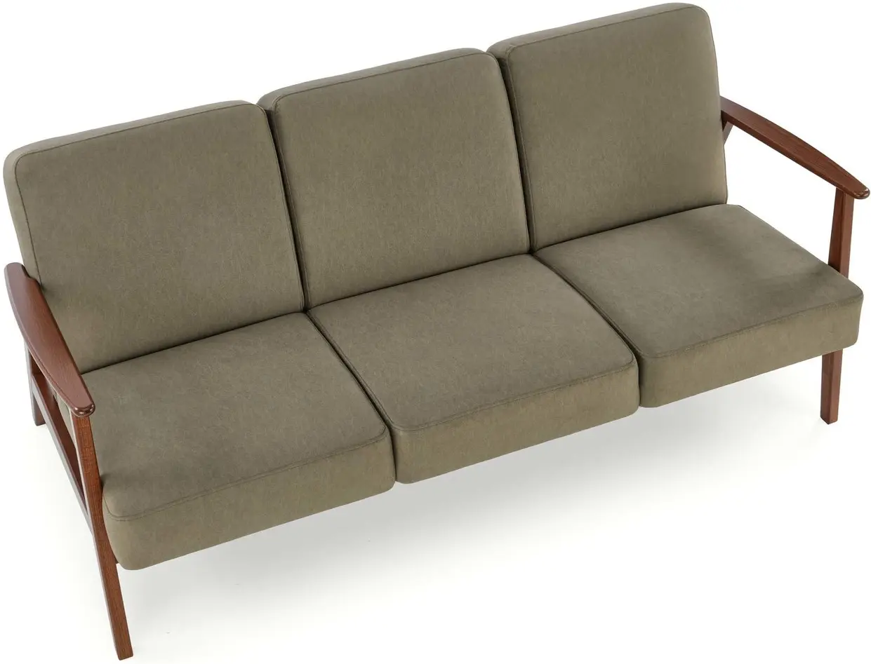 Диван Halmar Milano 3S Castel 39 (Olive/Dark Walnut) - 6