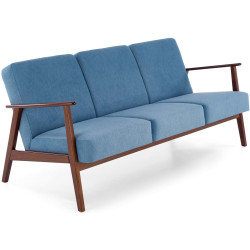 Диван Halmar Milano 3S Castel 74 (Blue/Dark Walnut) Thumb