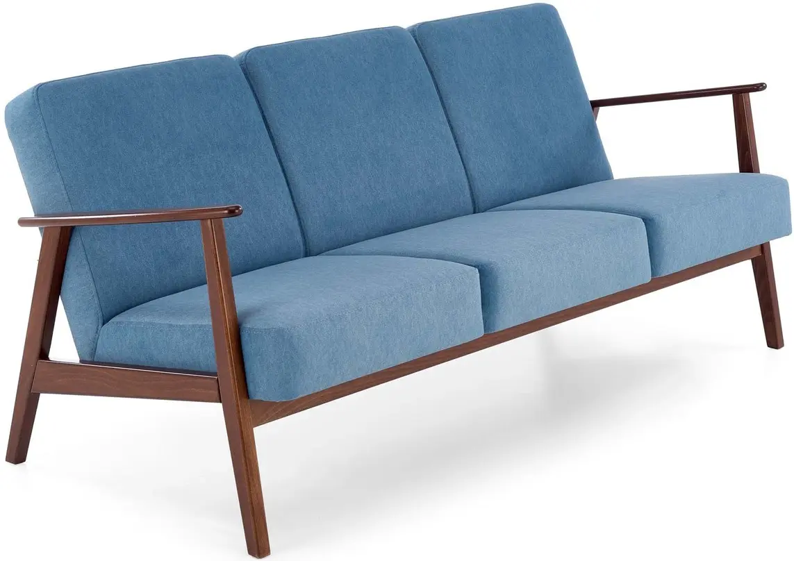 Диван Halmar Milano 3S Castel 74 (Blue/Dark Walnut) - 2