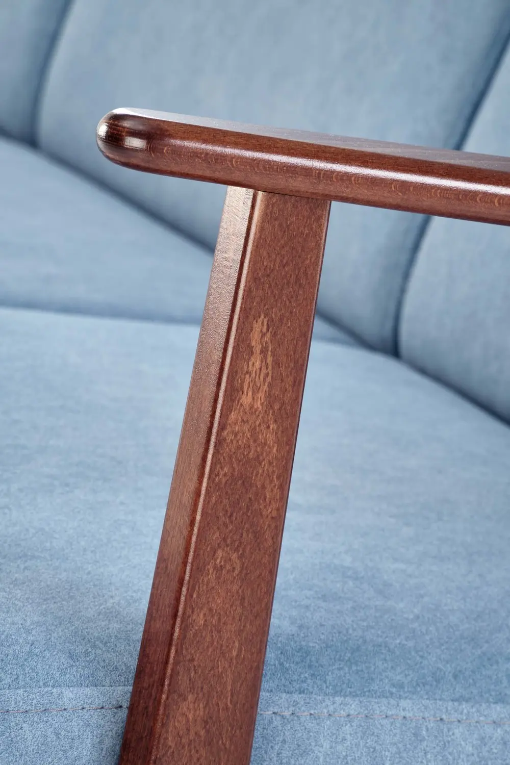 Диван Halmar Milano 3S Castel 74 (Blue/Dark Walnut) - 3