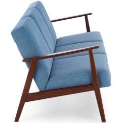 Диван Halmar Milano 3S Castel 74 (Blue/Dark Walnut) Thumb