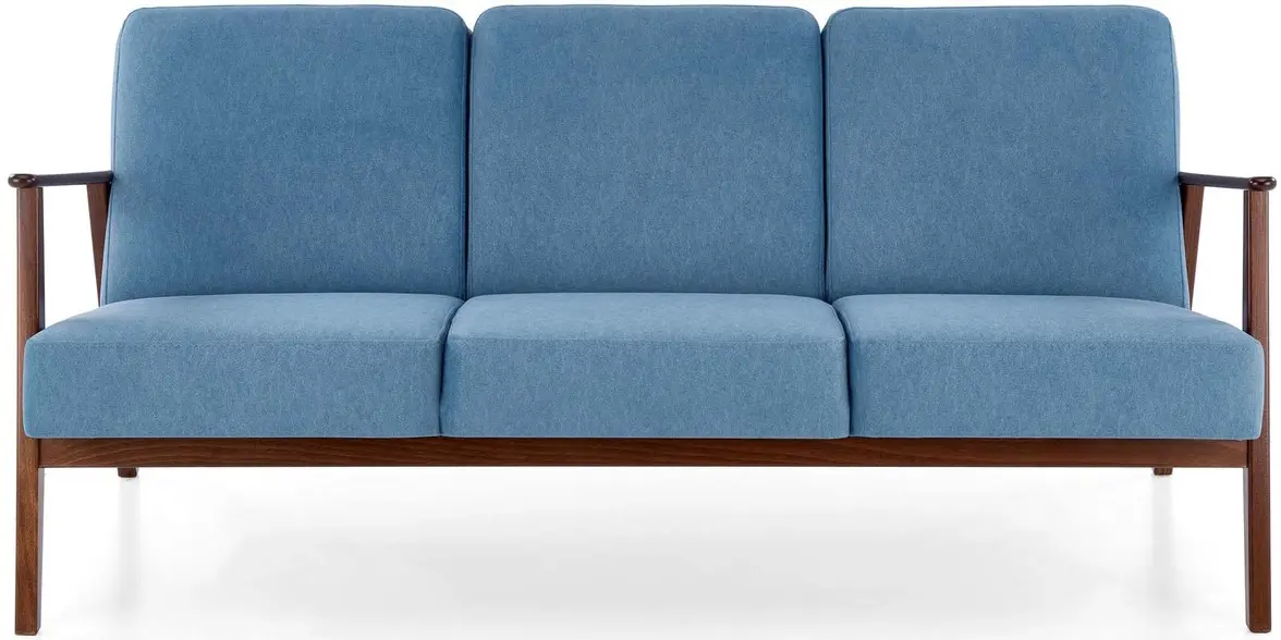 Диван Halmar Milano 3S Castel 74 (Blue/Dark Walnut) - 6
