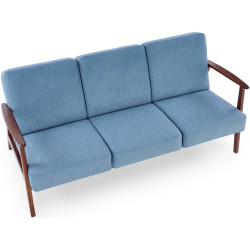 Диван Halmar Milano 3S Castel 74 (Blue/Dark Walnut) Thumb