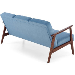 Диван Halmar Milano 3S Castel 74 (Blue/Dark Walnut) Thumb