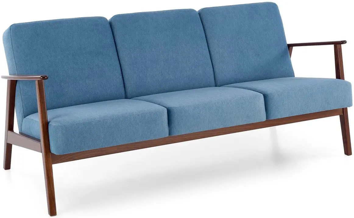 Диван Halmar Milano 3S Castel 74 (Blue/Dark Walnut)