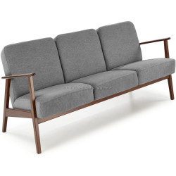 Canapea Halmar Milano 3S Castel 93 (Grey/Dark Walnut)