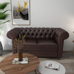 Canapea Homcom 833-709V00DR (Brown) Thumb