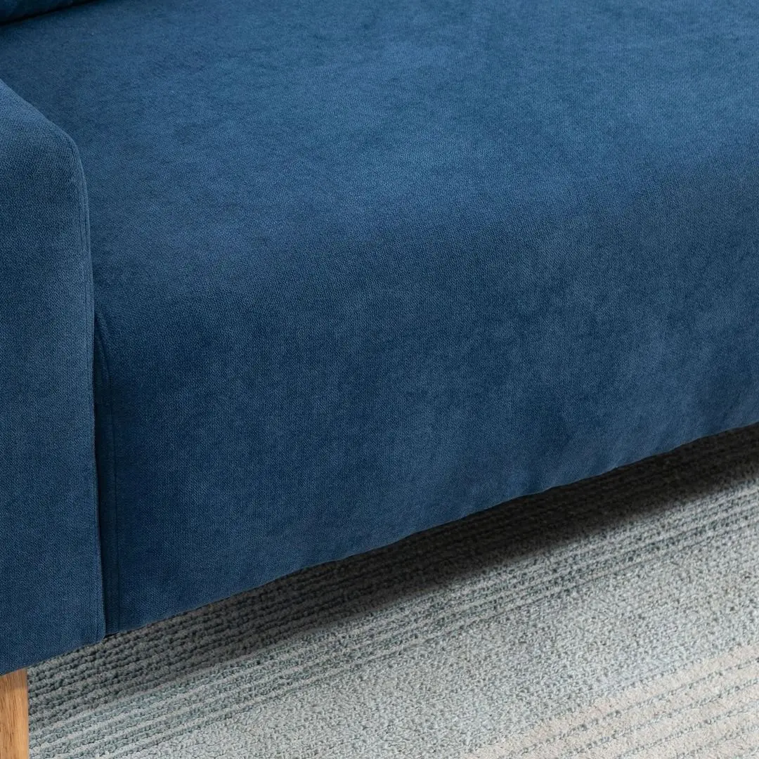 Диван Homcom 833-902BU 145x76x88 cm (Blue/Oak)