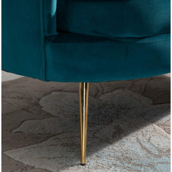 Диван Homcom 833-957 (Turquoise/Gold) Thumb