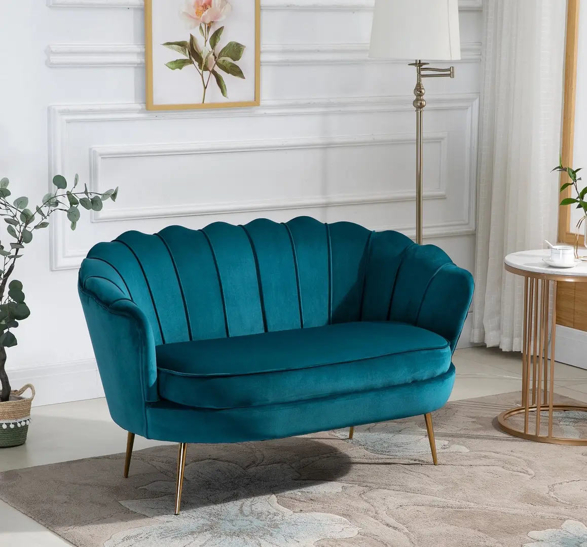 Диван Homcom 833-957 (Turquoise/Gold)