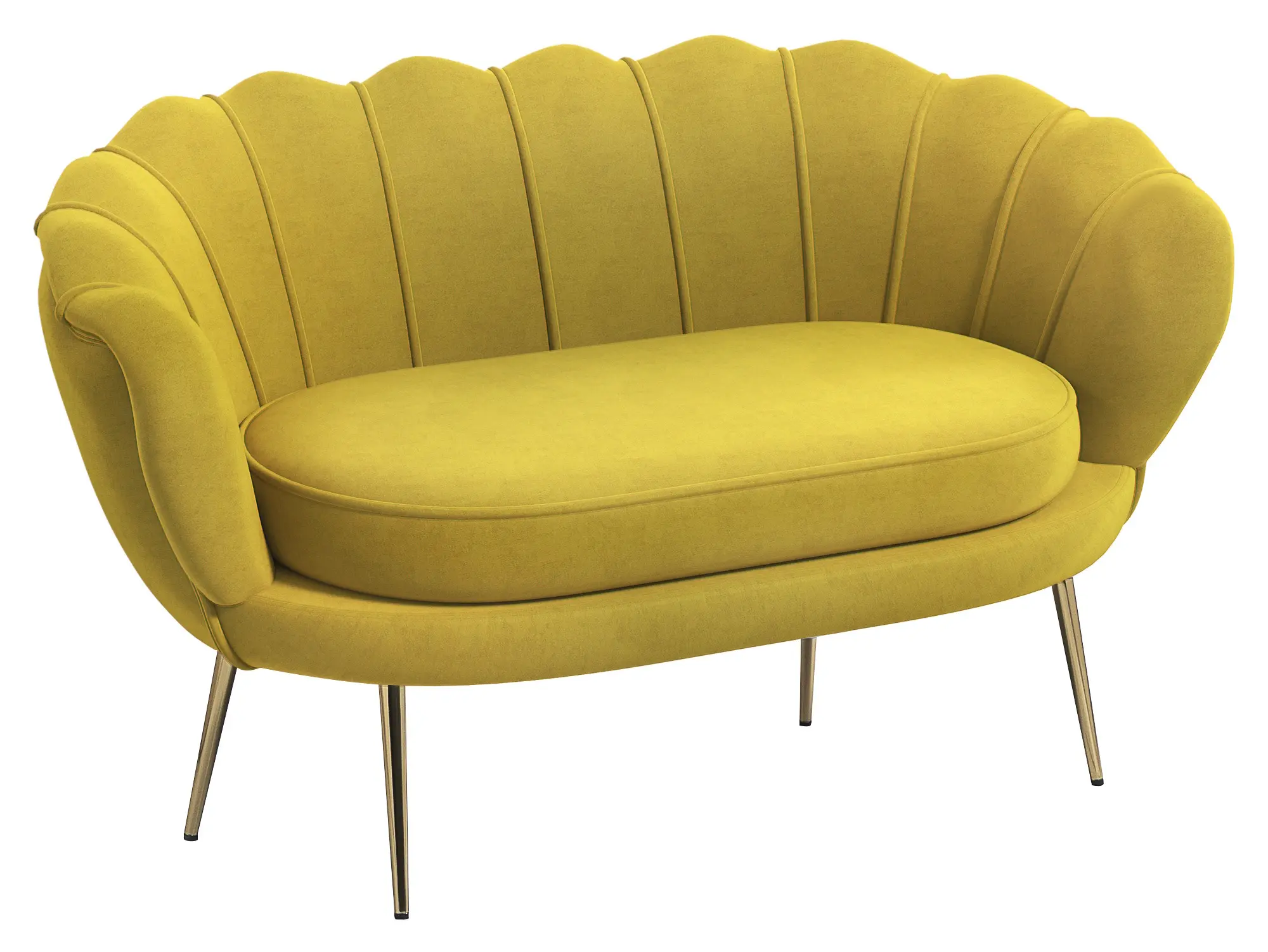 Canapea Homcom 833-957V00YL (Yellow) - 3