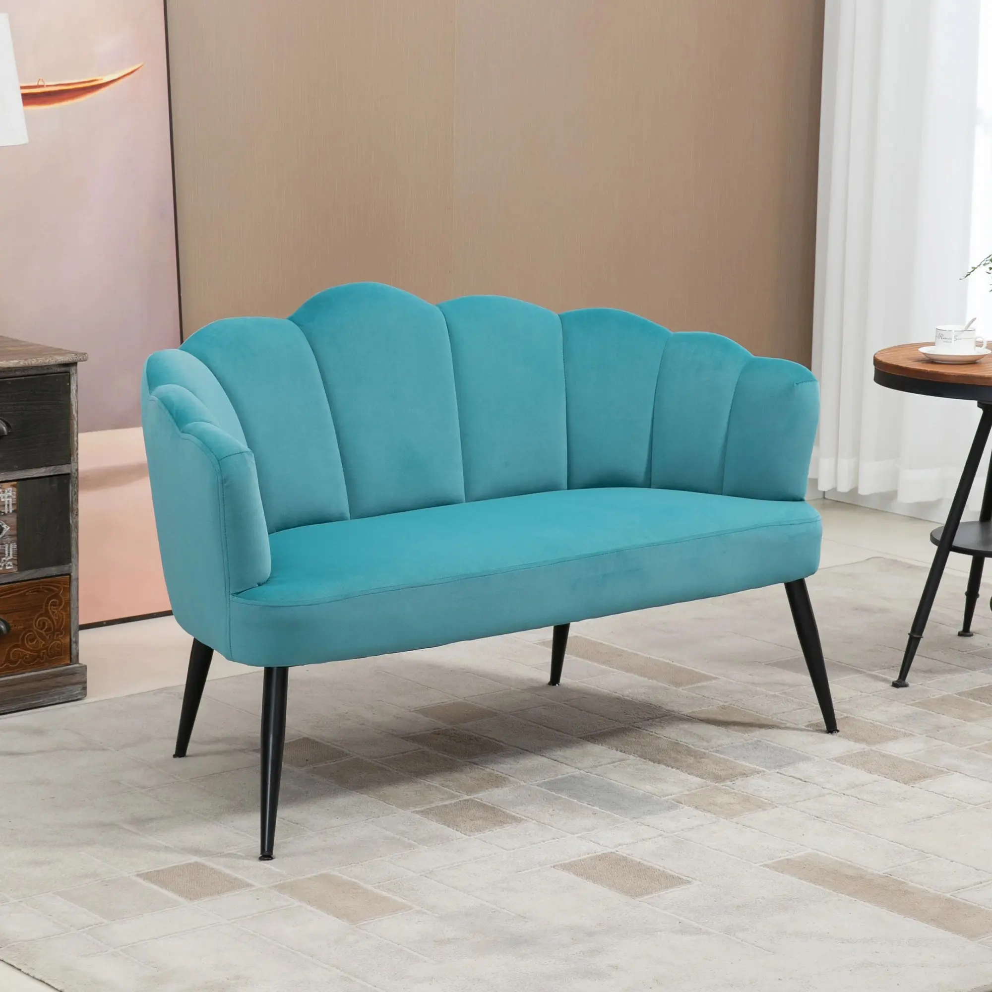 Canapea Homcom 839-483V00GN (Turquoise) - 5