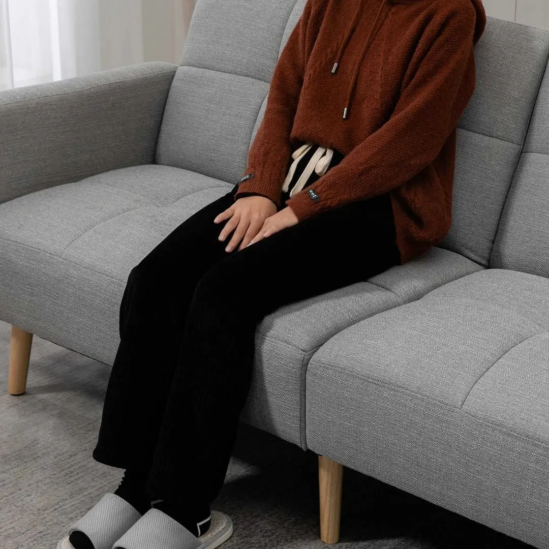 Диван Homcom 839-502V01GY 205x88x80 cm (Grey/Natural)