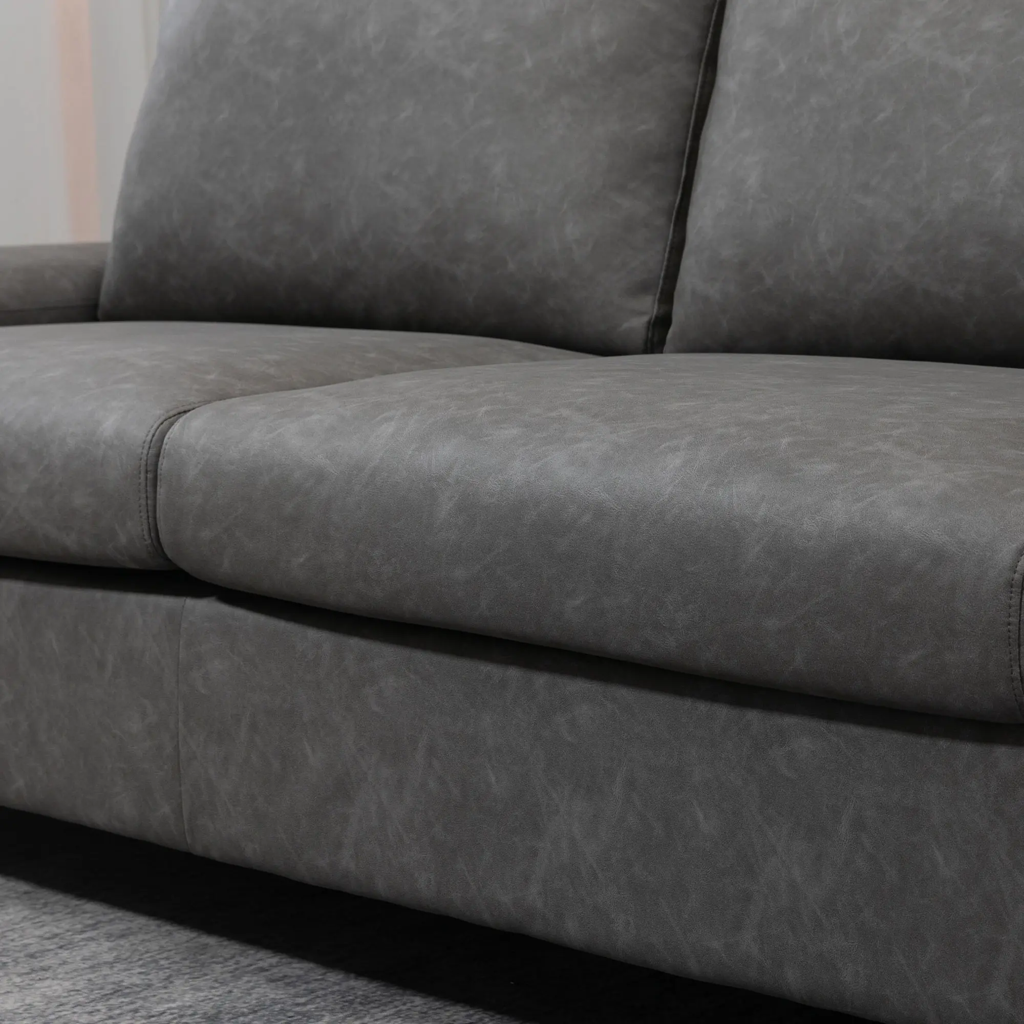 Canapea Homcom 839-555V00GY (Grey) - 6