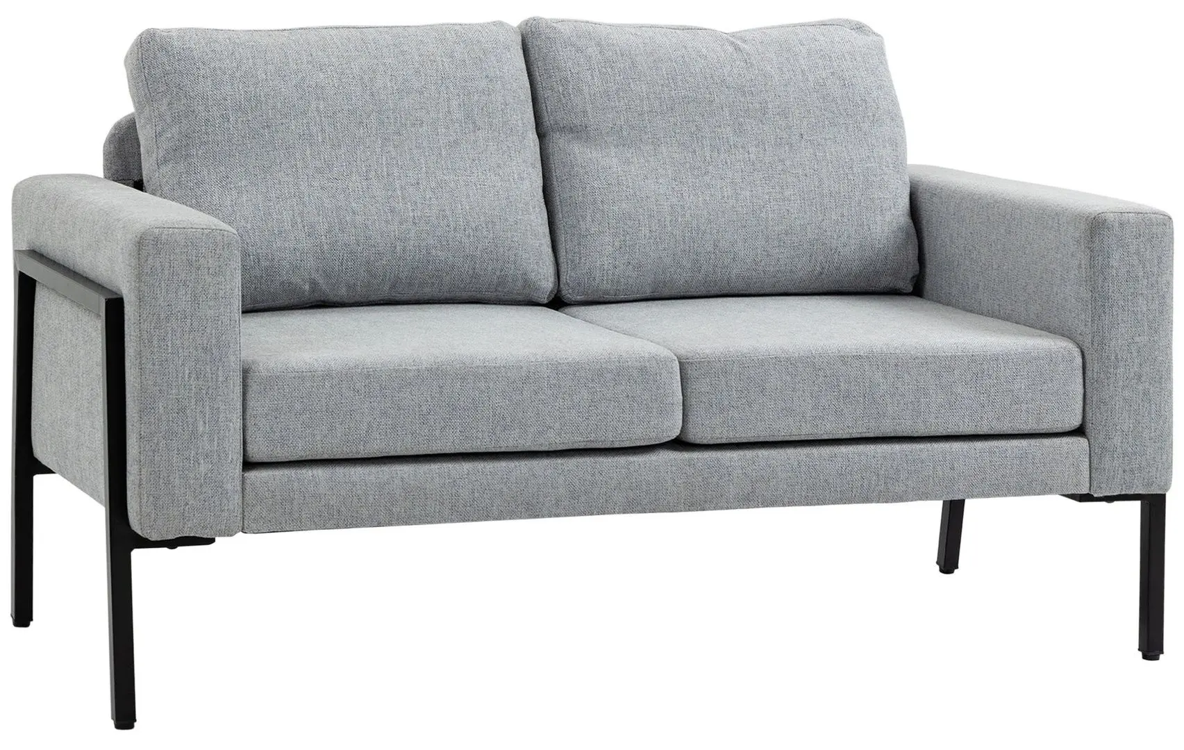 Диван Homcom 839-782V00LG 138x70x83 cm (Grey/Black)