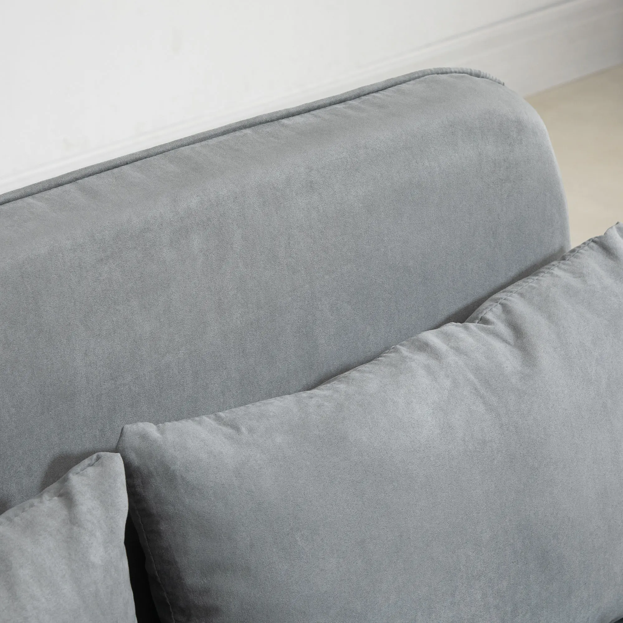 Canapea extensibila Homcom 833-042LG (Light Grey) - 5