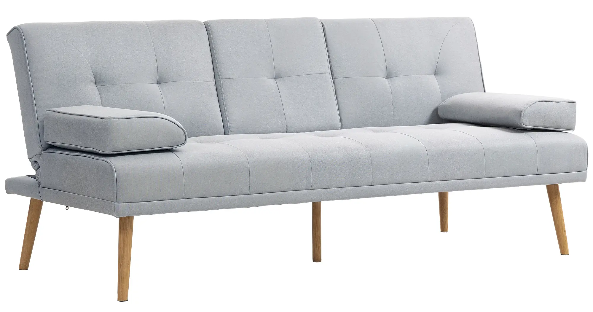 Диван раскладной Homcom 833-663 (Light Grey) - 2
