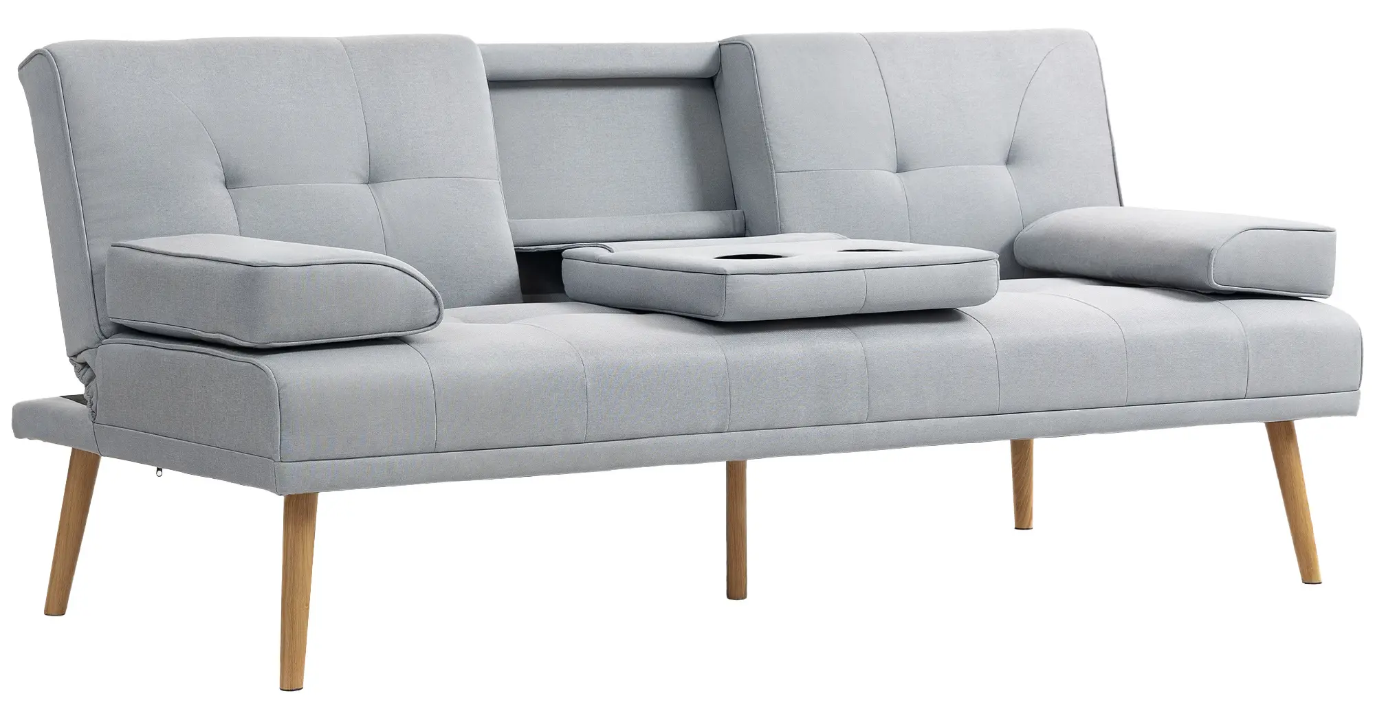 Диван раскладной Homcom 833-663 (Light Grey) - 3