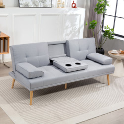 Диван раскладной Homcom 833-663 (Light Grey)