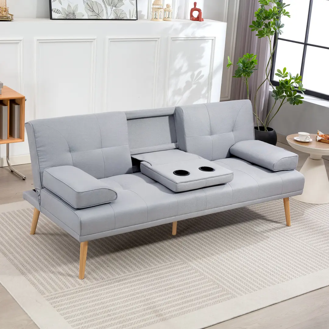 Диван раскладной Homcom 833-663 (Light Grey)