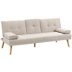 Диван раскладной Homcom 833-663BG (Beige) Thumb
