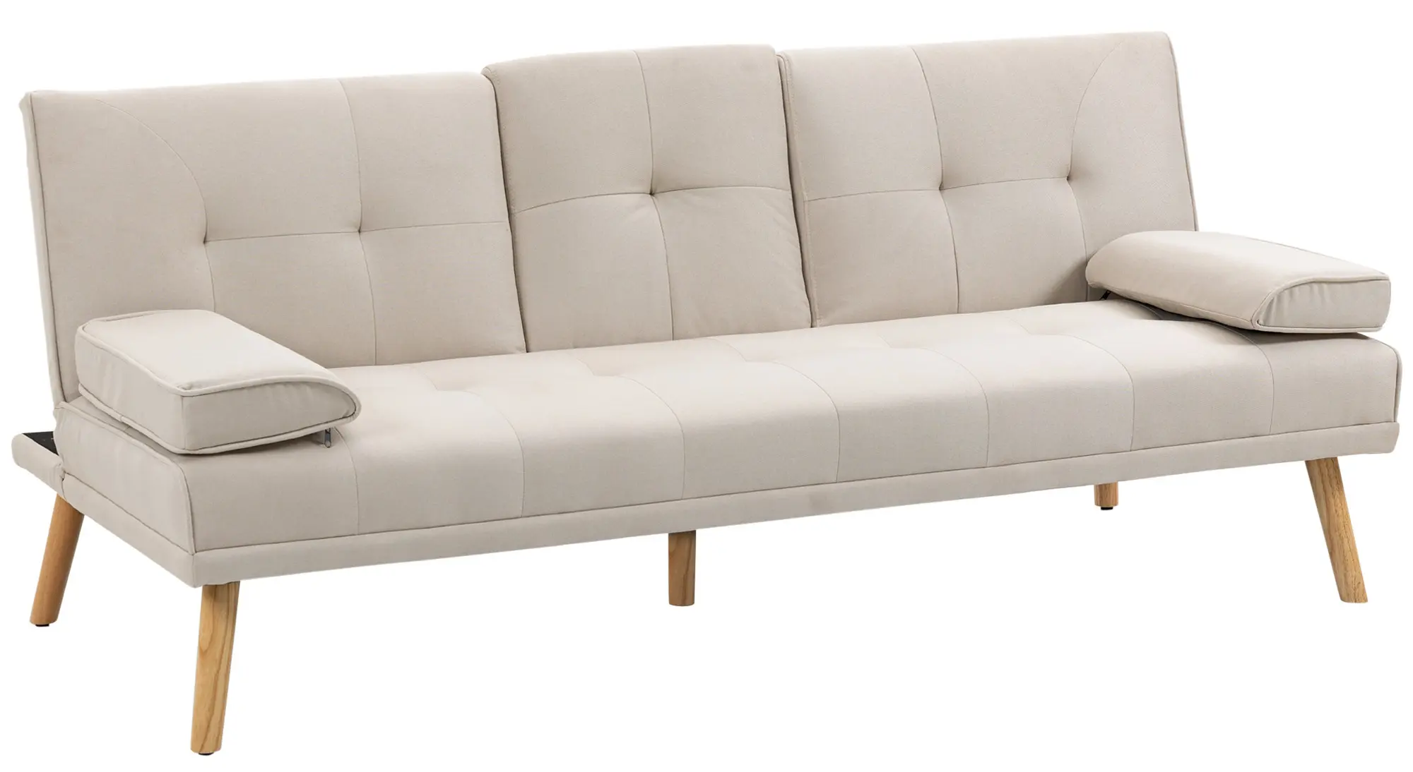 Диван раскладной Homcom 833-663BG (Beige) - 2