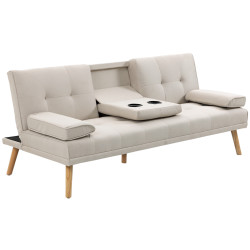 Диван раскладной Homcom 833-663BG (Beige) Thumb