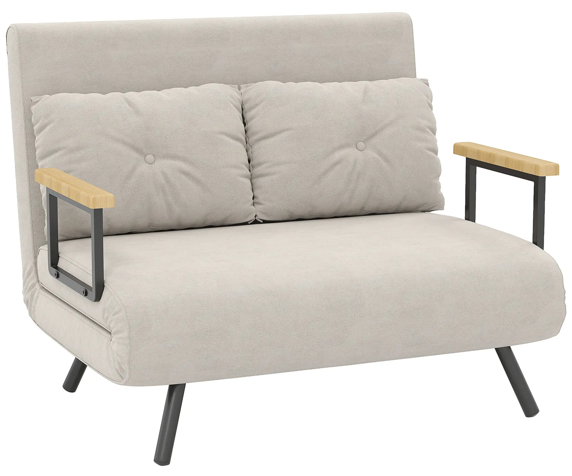 Диван раскладной Homcom 839-835V00BG (Beige) - 2