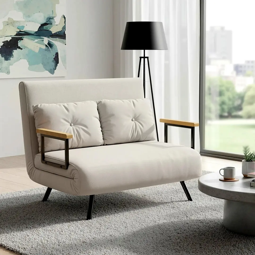 Диван раскладной Homcom 839-835V00BG (Beige)