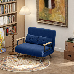 Диван раскладной Homcom 839-835V00BU (Blue)