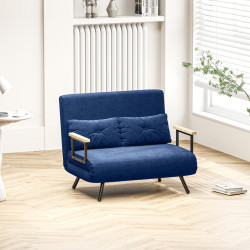 Диван раскладной Homcom 839-835V00BU (Blue) Thumb