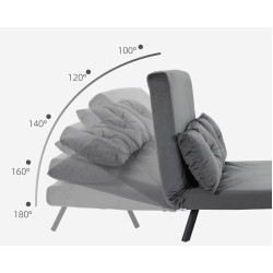 Диван раскладной Homcom 839-835V00CG (Dark Grey) Thumb