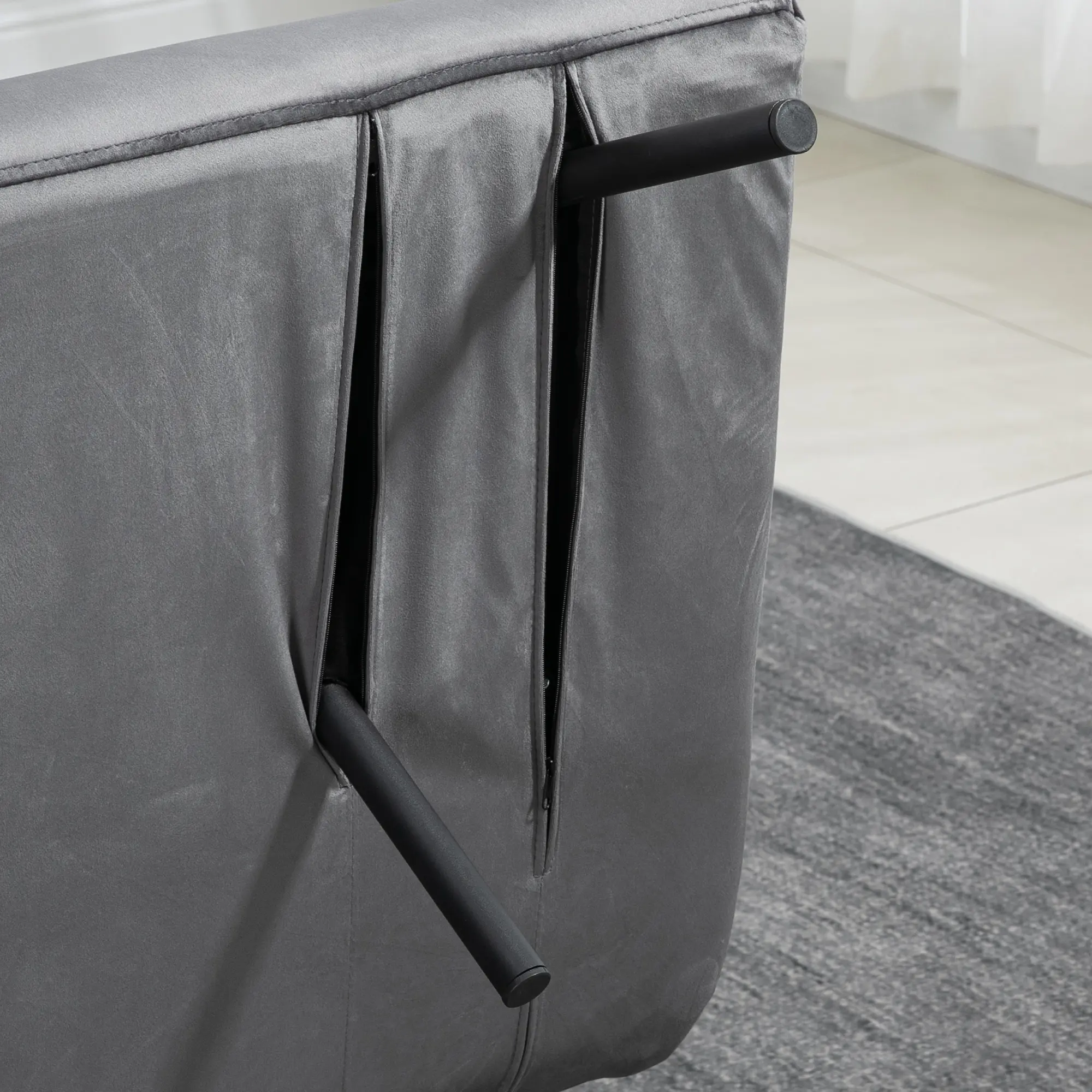 Диван раскладной Homcom 839-835V00CG (Dark Grey) - 8