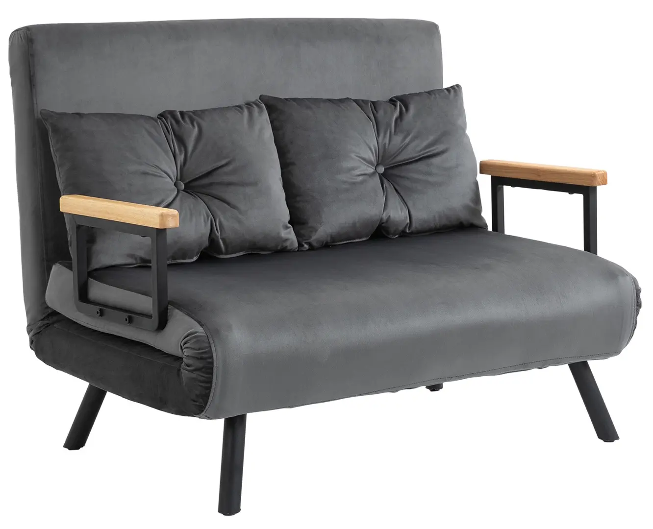Диван раскладной Homcom 839-835V00CG (Dark Grey)