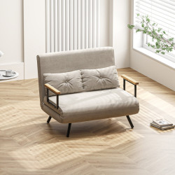 Диван раскладной Homcom 839-835V00CW (Cream)