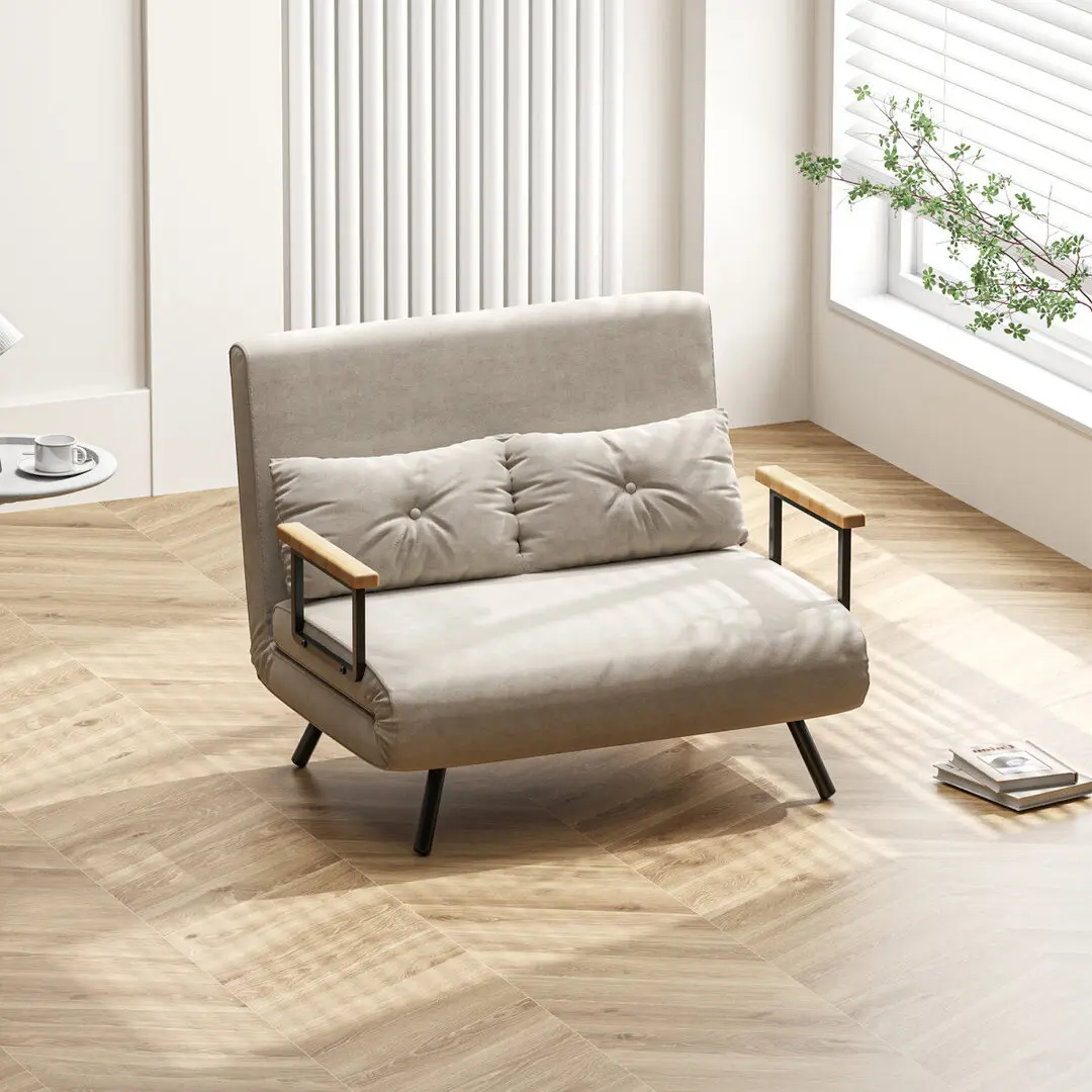 Диван раскладной Homcom 839-835V00CW (Cream)