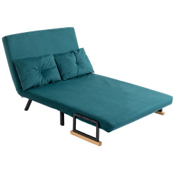 Диван раскладной Homcom 839-835V00DB (Dark Turquoise) Thumb