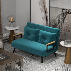 Диван раскладной Homcom 839-835V00DB (Dark Turquoise)
