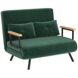Диван раскладной Homcom 839-835V00GN (Green) Thumb