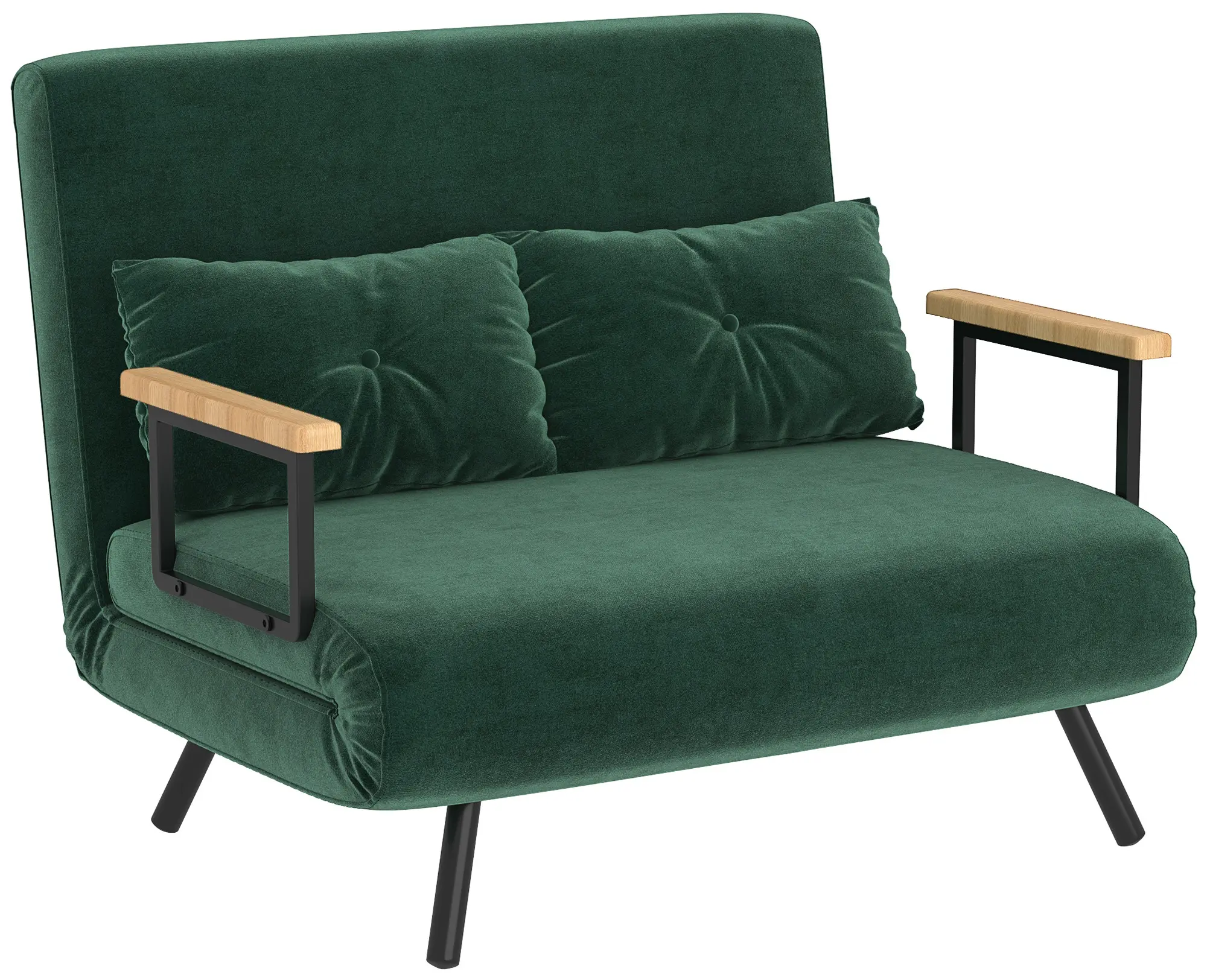 Диван раскладной Homcom 839-835V00GN (Green) - 2