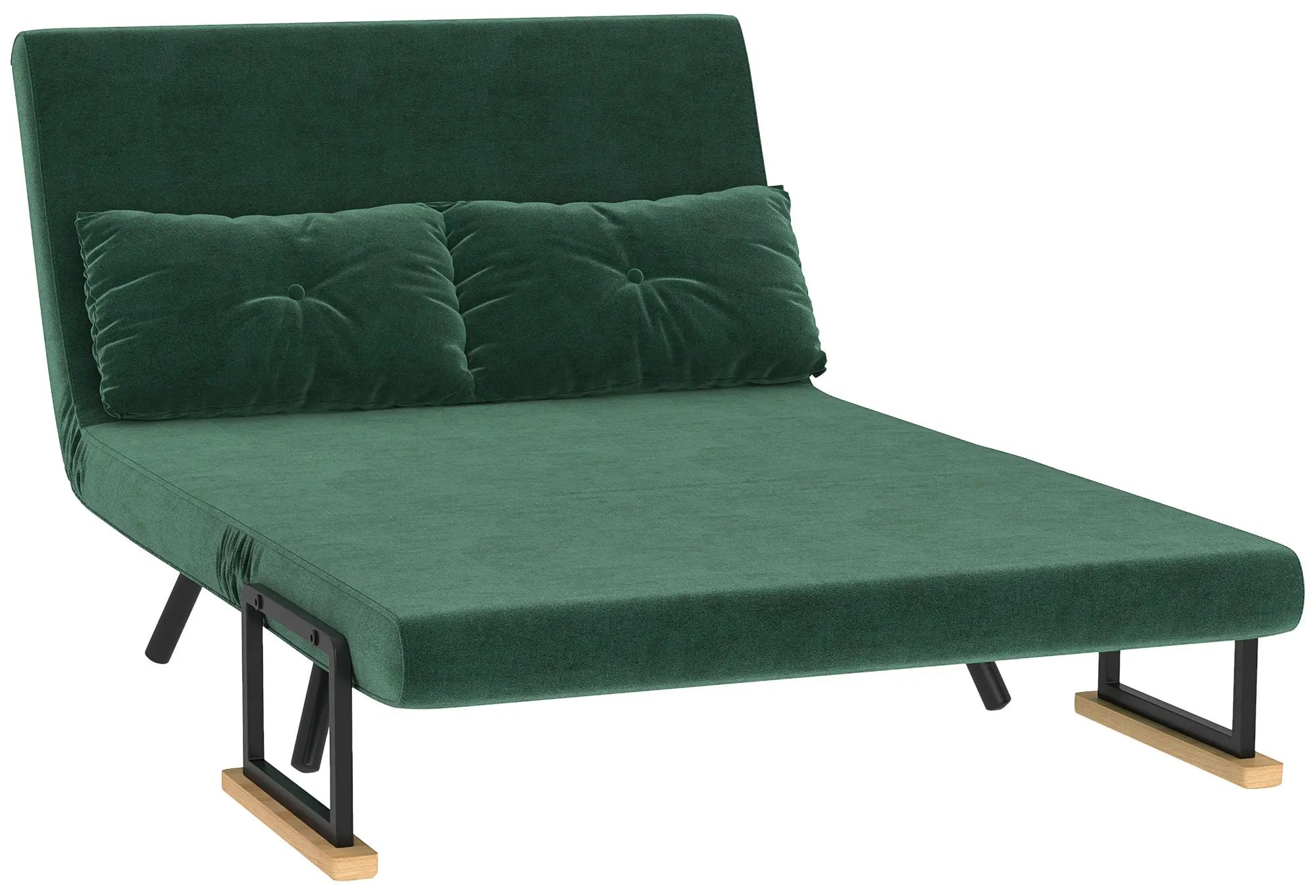 Диван раскладной Homcom 839-835V00GN (Green) - 3