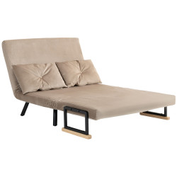 Canapea extensibila Homcom 839-835V00LG (Brown) Thumb