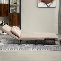 Canapea extensibila Homcom 839-835V00LG (Brown) Thumb